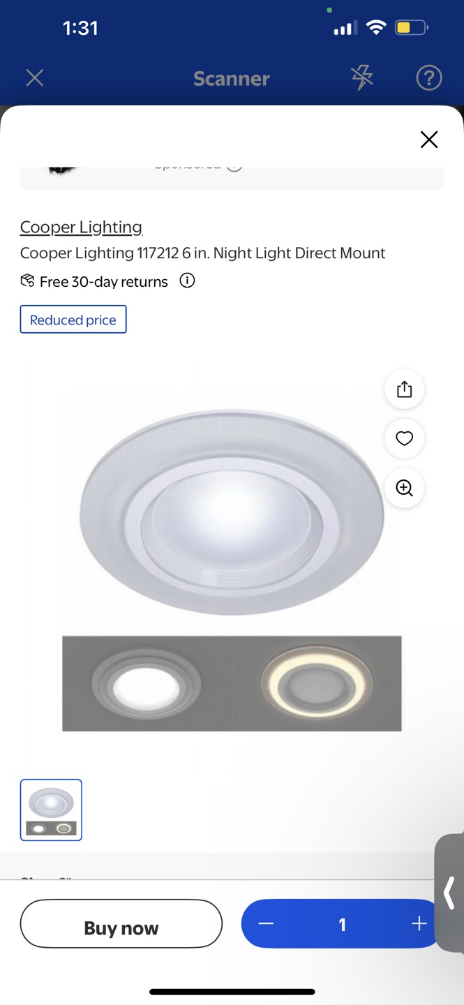 Halo canless nightlight