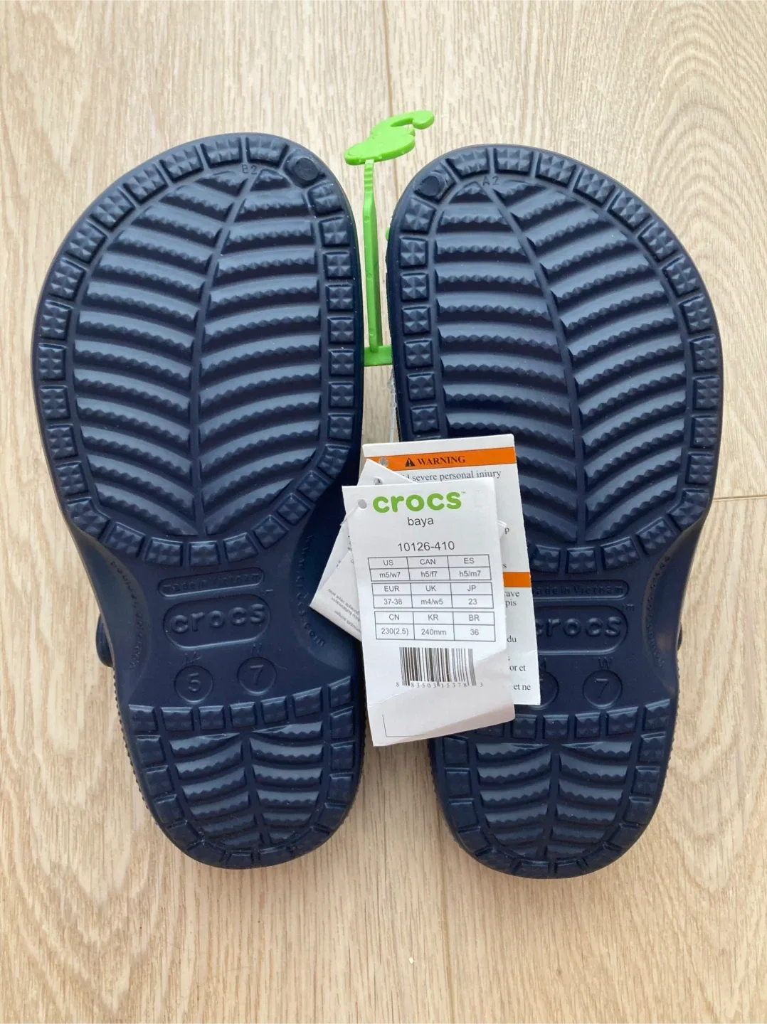 Crocs Baya Clogs - Navy Blue, Size 7 image indicator(2)