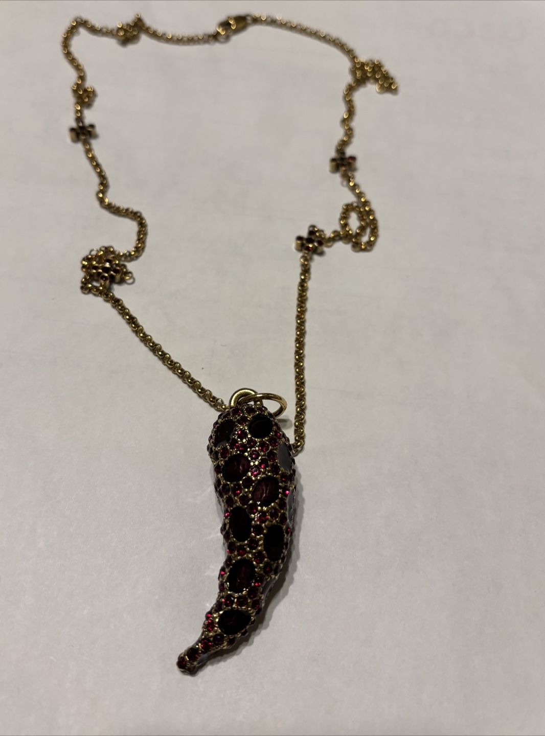 Robert Cavalli chilli pepper Pendant Necklace - photo 2