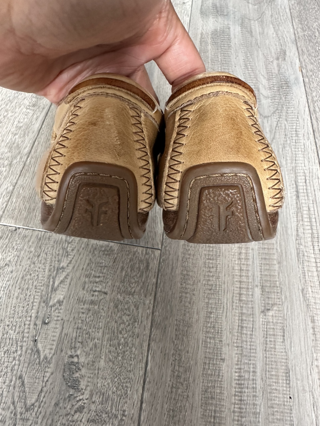 Frye Janet Tie Leather Moccasin Loafers - Size 8 - photo 5