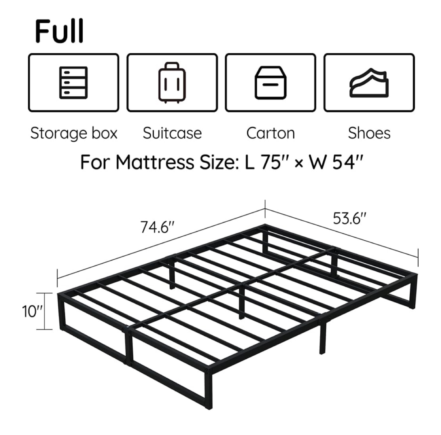 Full Mattress + Bed Frame - photo 4