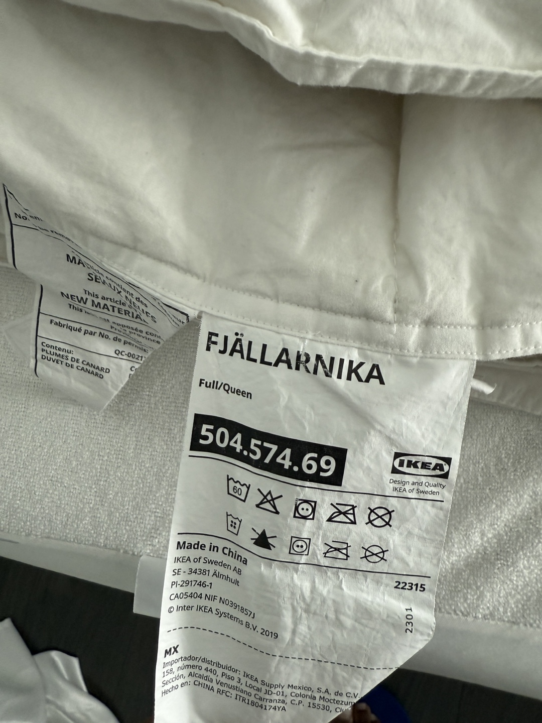 IKEA Duvet - Full/Queen + 2 pillows - photo 3