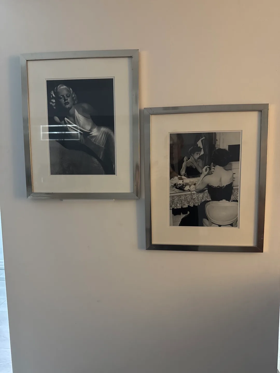 Chrome Wall Picture Frames - Pair image indicator(3)