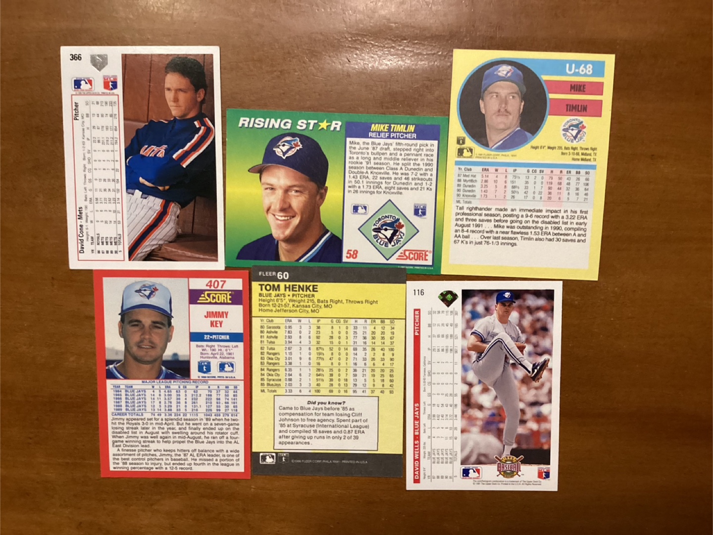 6 Cards WORLD SERIES CHAMPS TORONTO BLUE JAYS Pitchers - photo 4