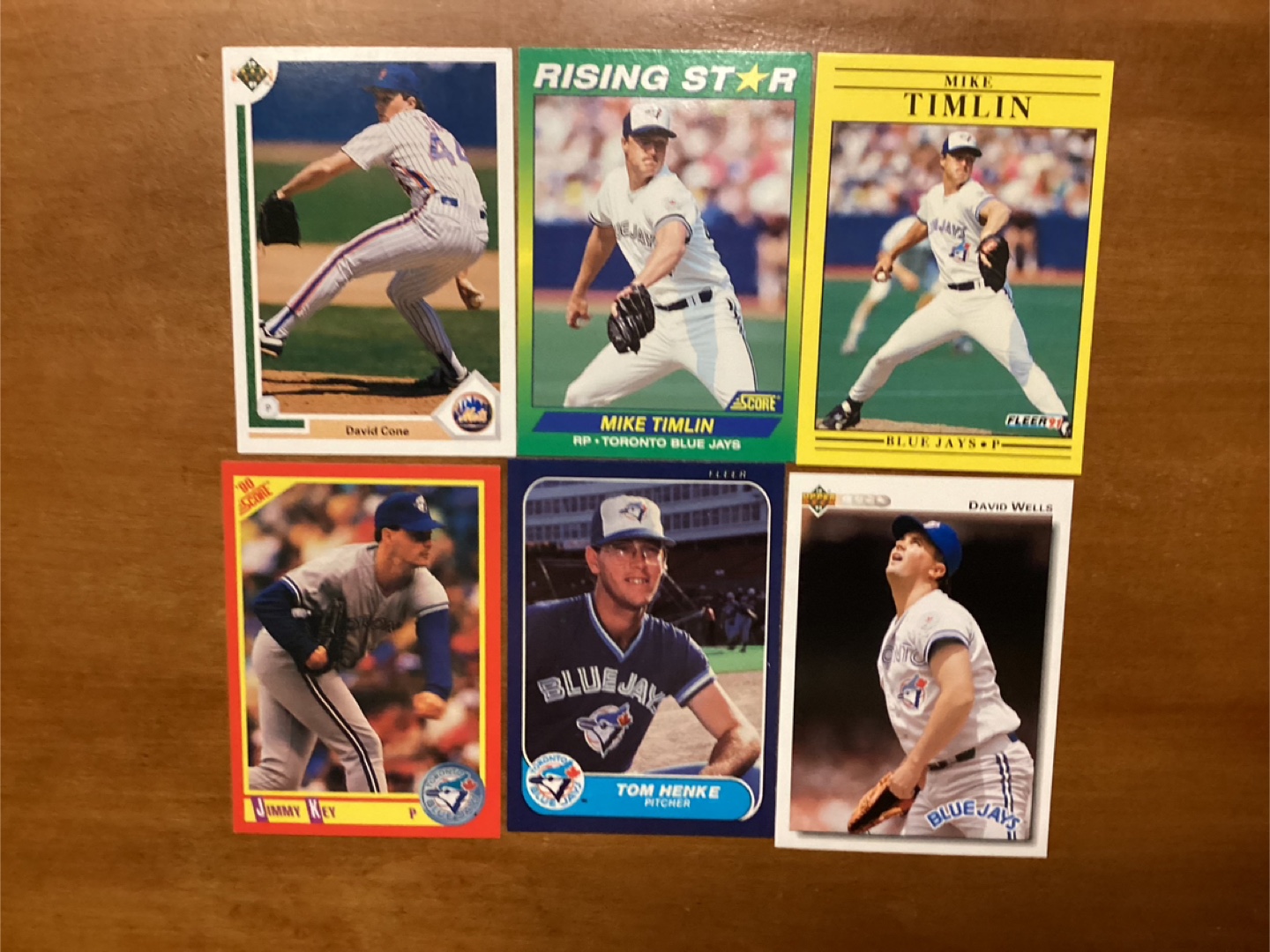 6 Cards WORLD SERIES CHAMPS TORONTO BLUE JAYS Pitchers