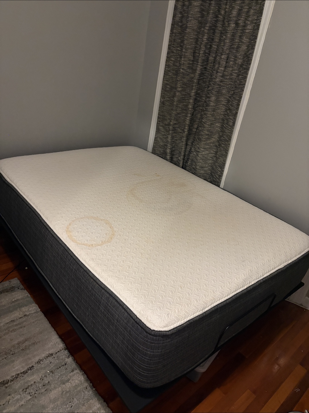 Queen-Sized Beautyrest Mattress + Remote Control Frame