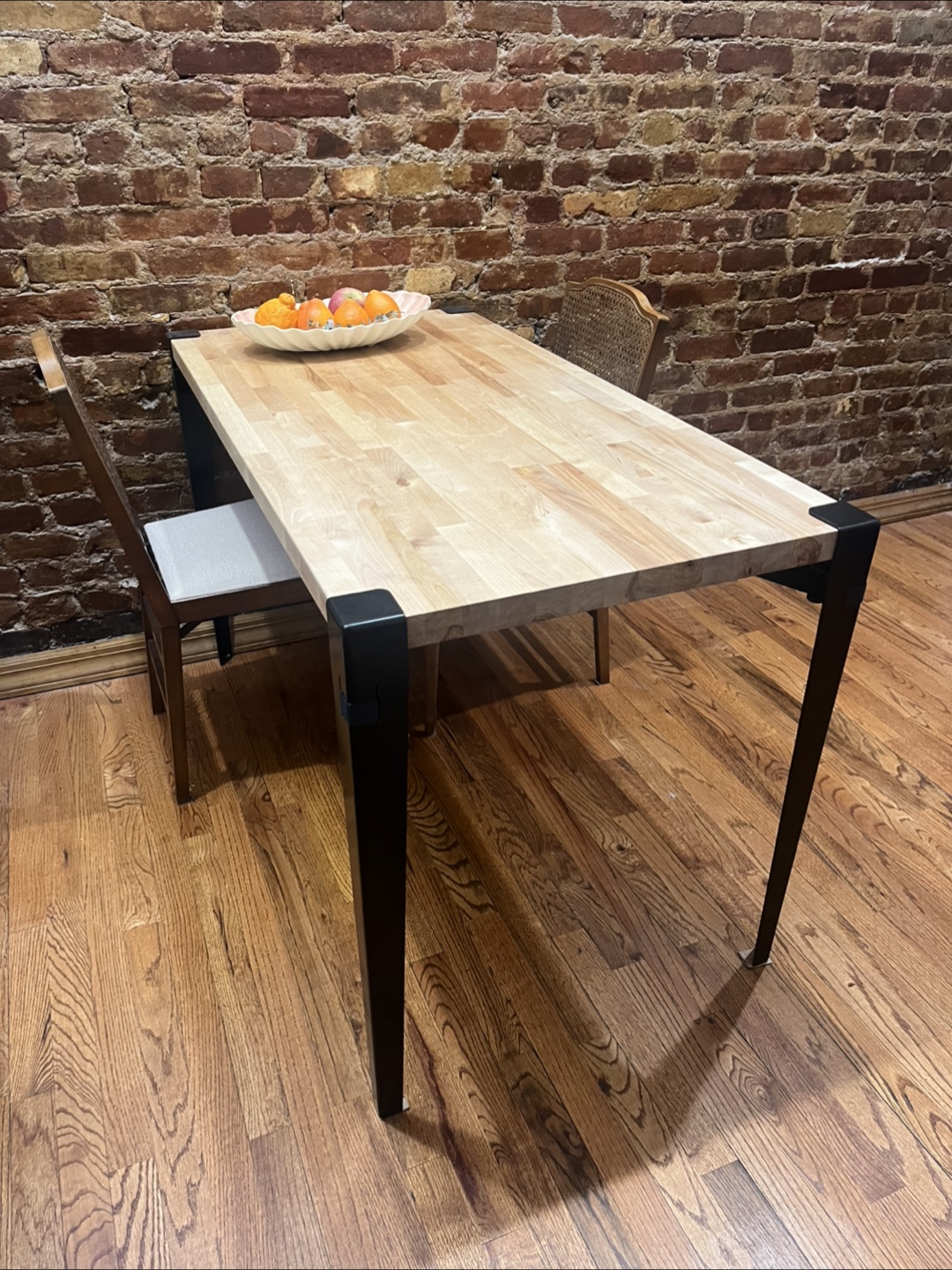 Floyd utility set w/ solid birch butcher block