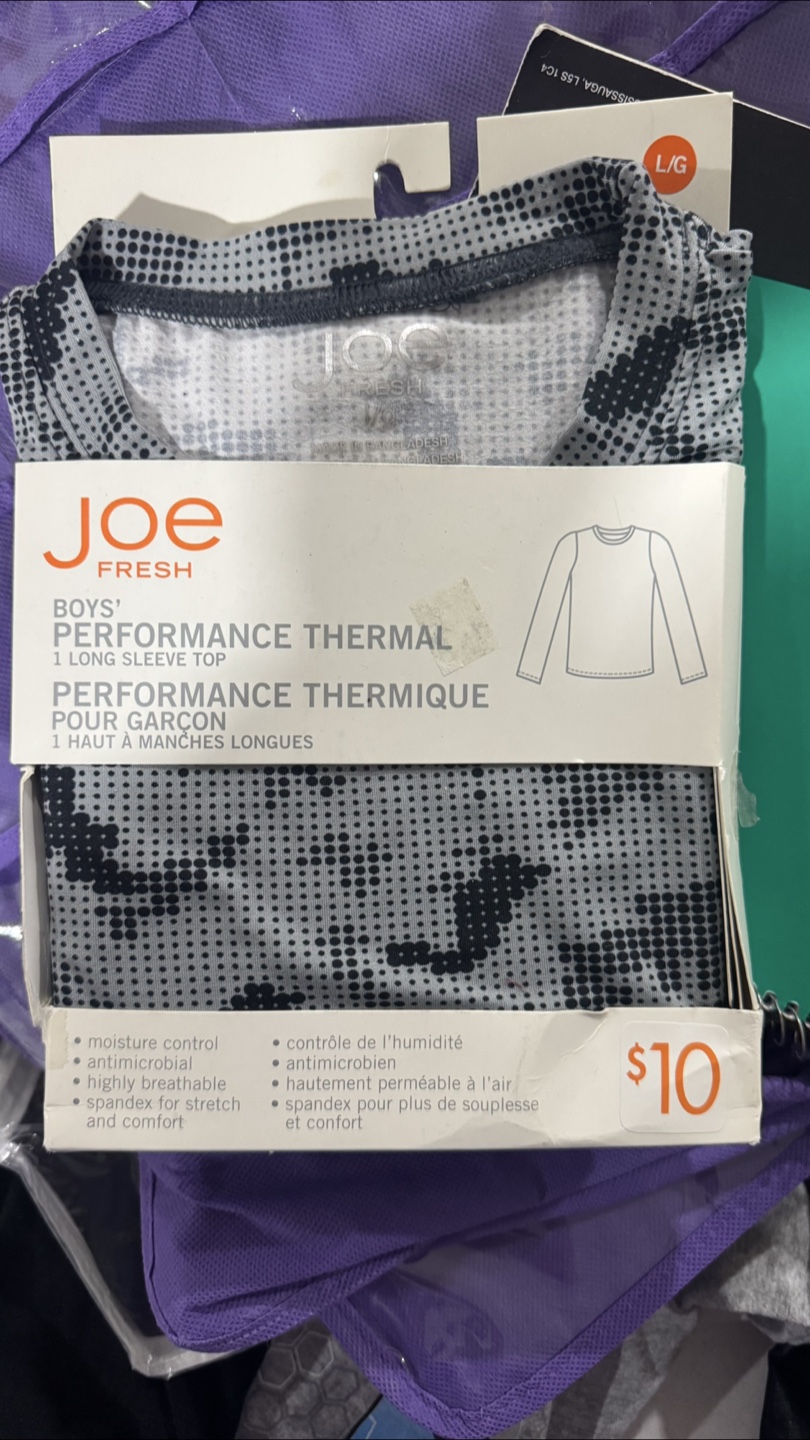 Joe Fresh Boys' Performance Thermal Top - L/G
