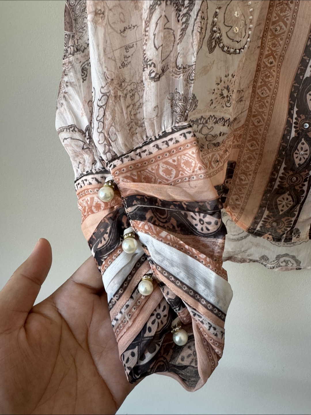 River Island Blouse with Pearl Buttons - photo 2