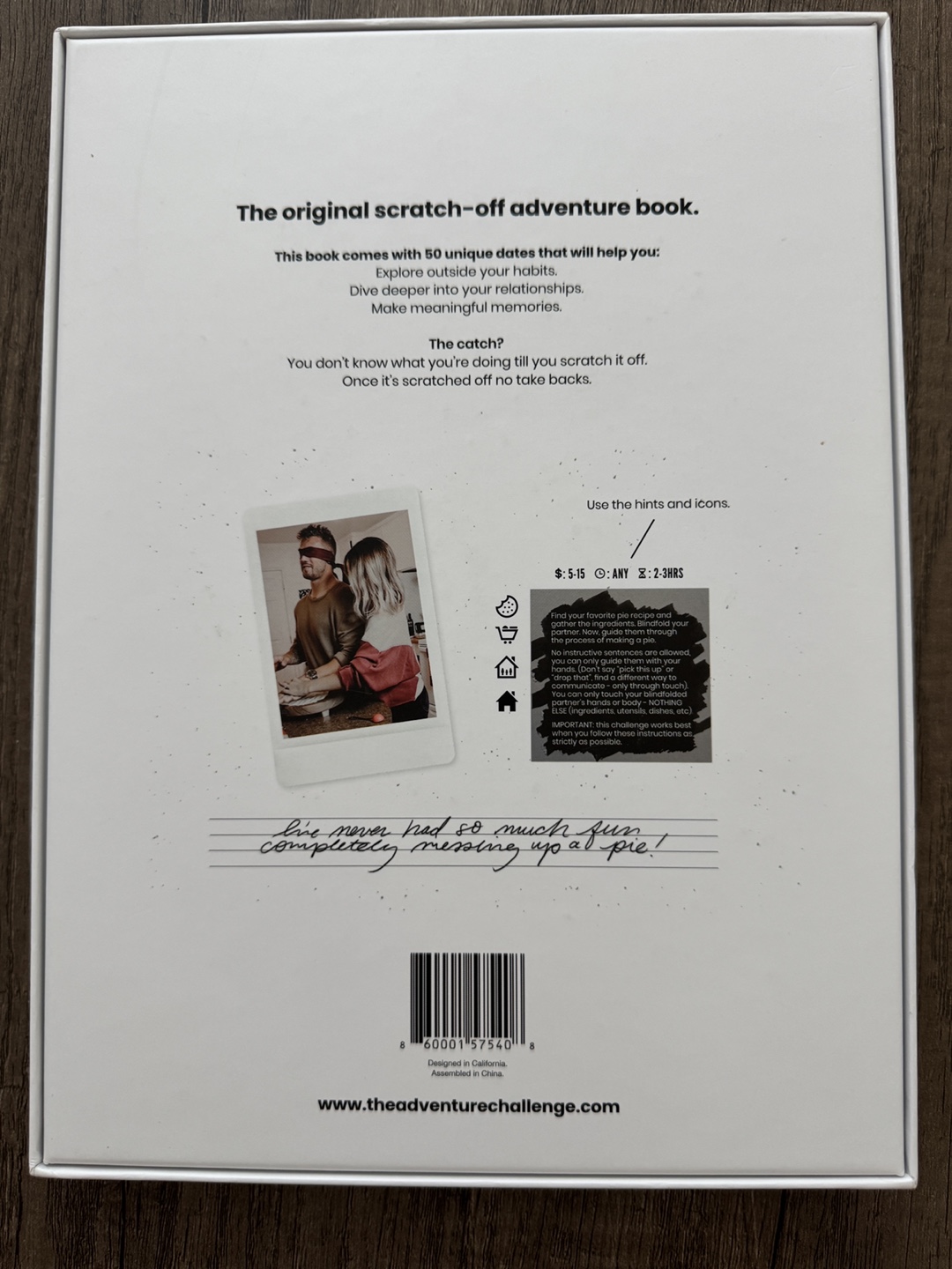 The Adventure Challenge Couples Edition Scratch-off Book - photo 2