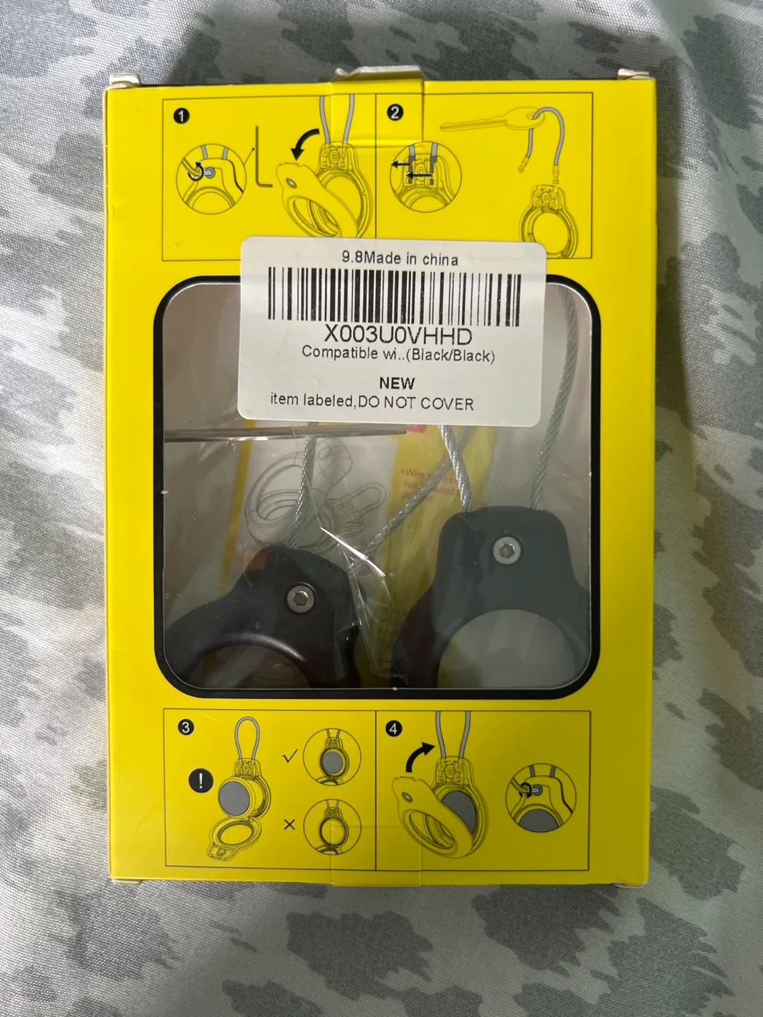 New Secure Holder for AirTag - Black image indicator(2)