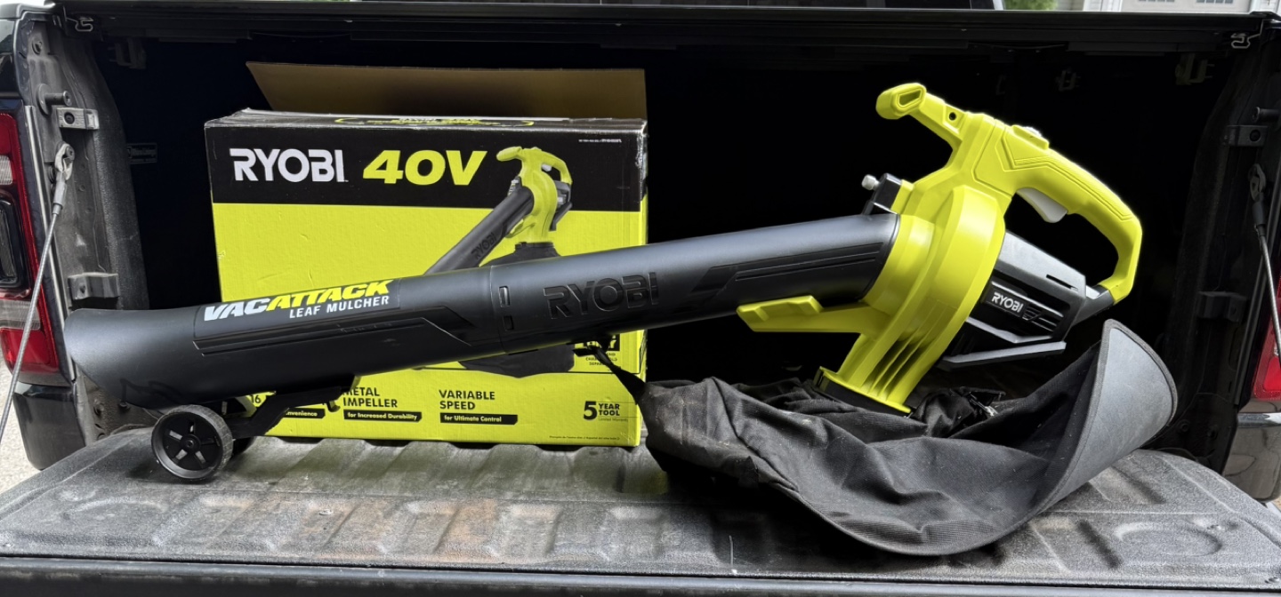 Ryobi 40V Vacattack Leaf Mulcher