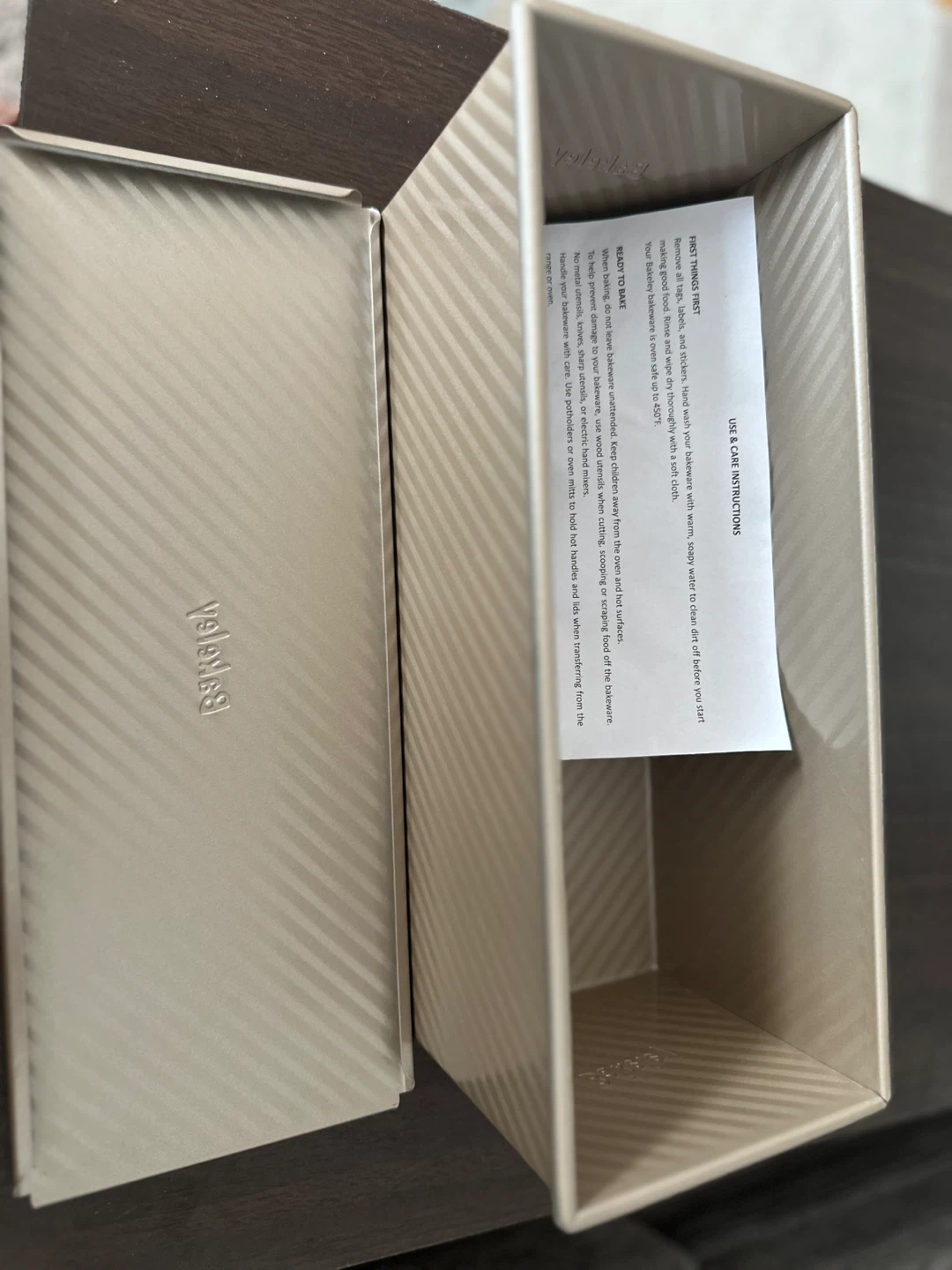 Bakeley Commercial Pullman Loaf Pan with Lid - photo 3