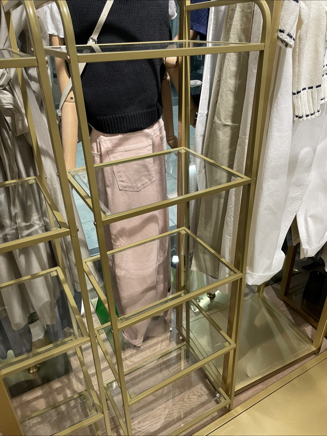 Gold Metal Clothing Rack - photo 5
