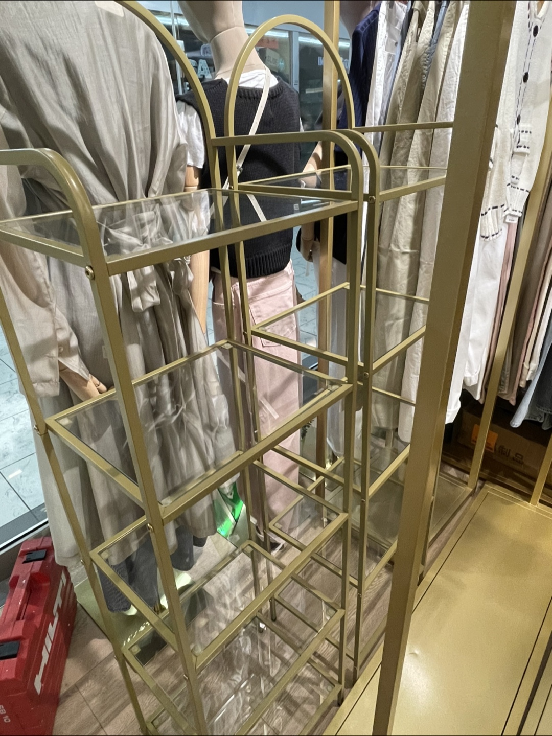Gold Metal Clothing Rack - photo 4