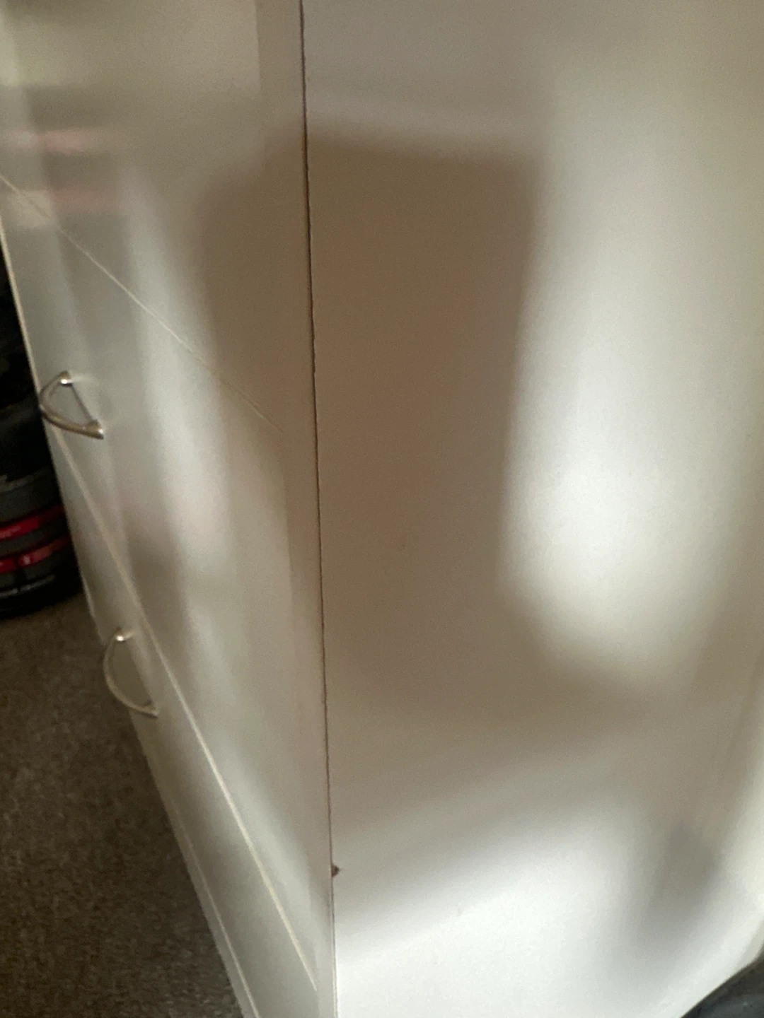 White 3-Drawer Dresser - photo 4