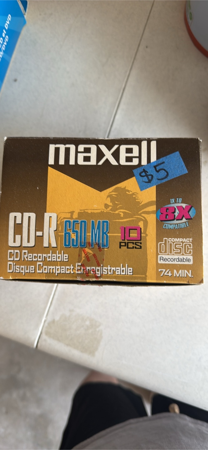 Maxell CD-R 650MB - 10 Pack