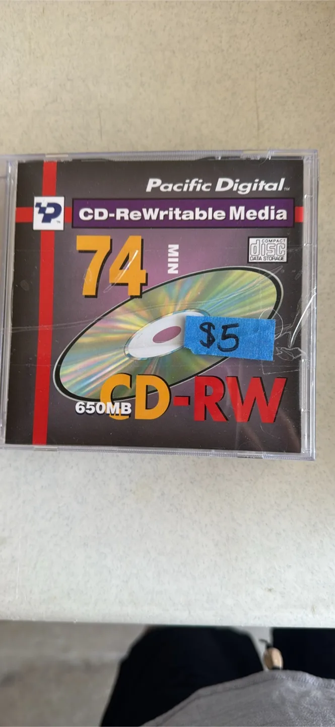 Pacific Digital CD-RW 74 Min 650MB thumbnail