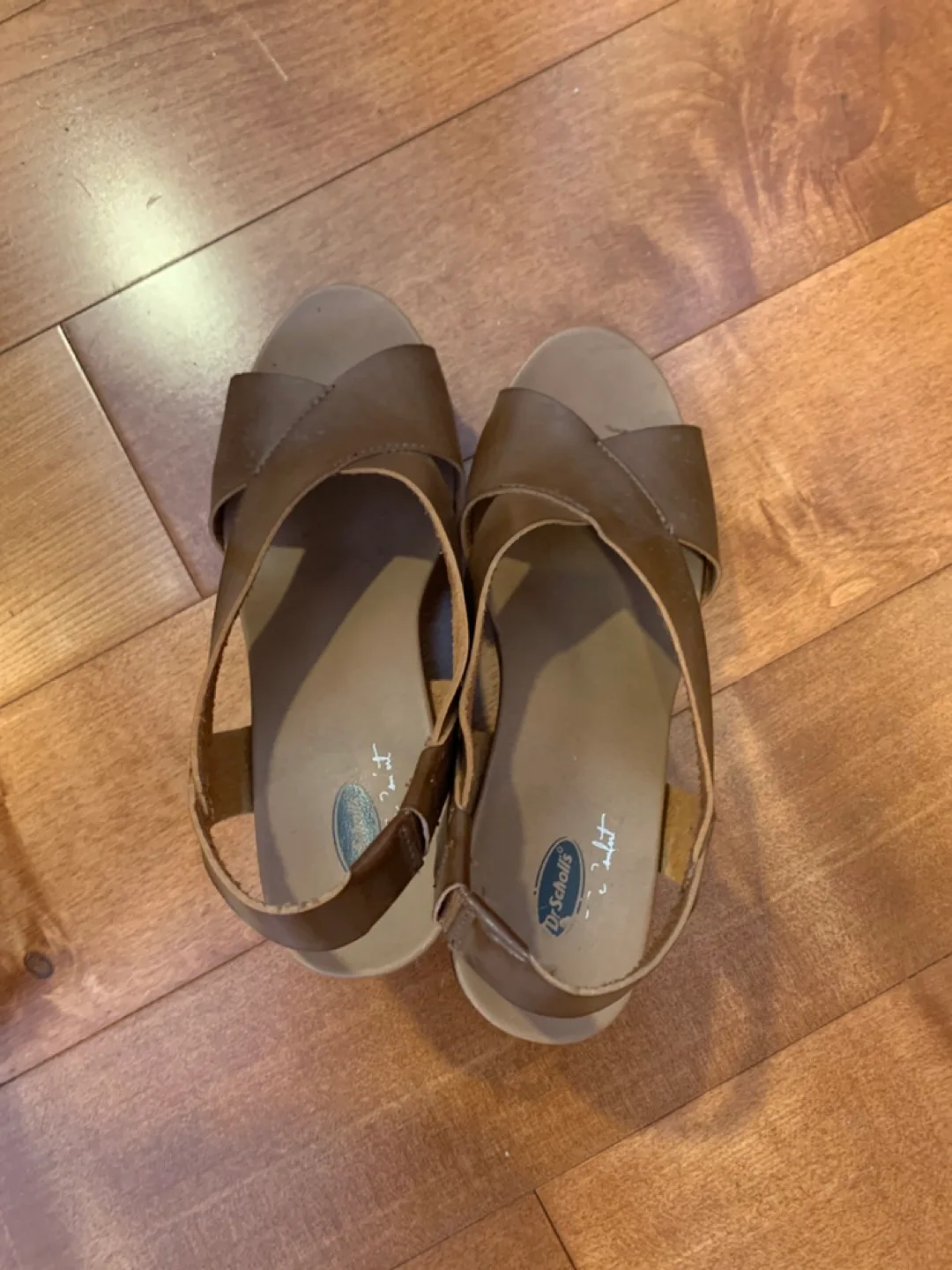 Dr. Scholl's Brown Leather Sandals image indicator(3)
