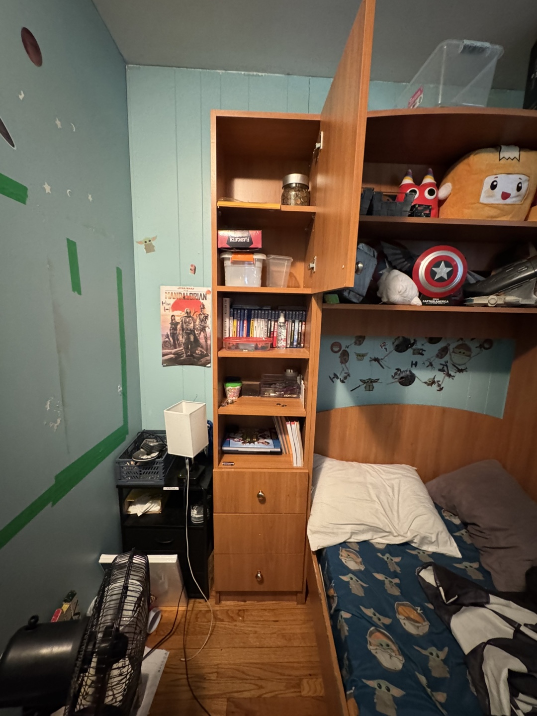 Twin Bed with storage and drawers - photo 2