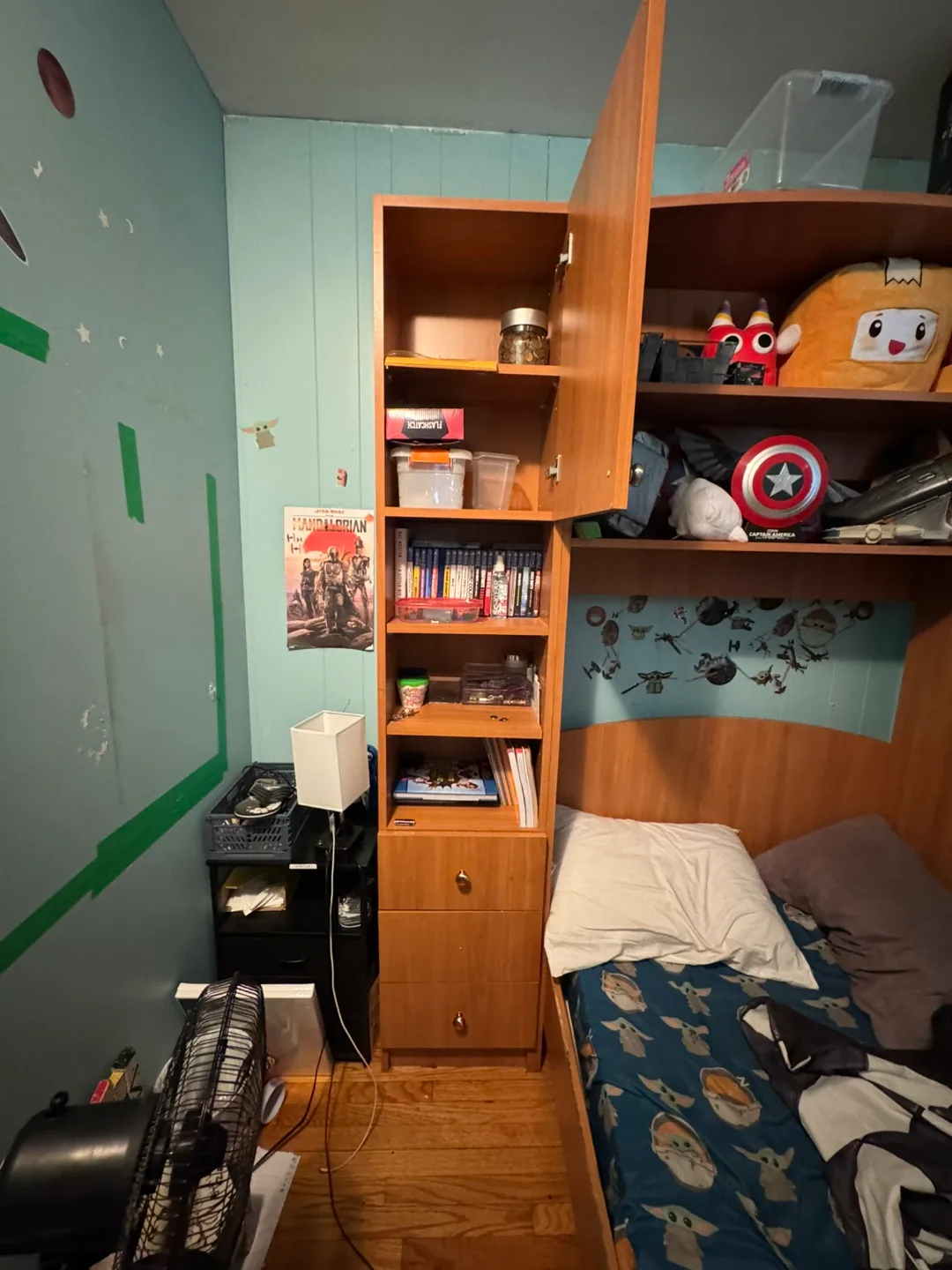 Twin Bed with storage and drawers image indicator(2)