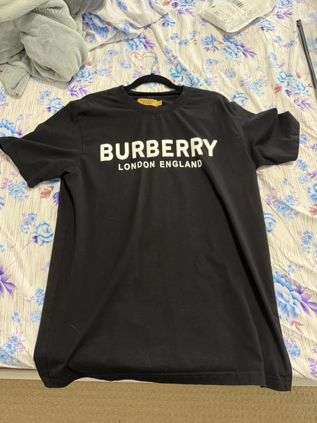 Burberry London England Black T-Shirt thumbnail