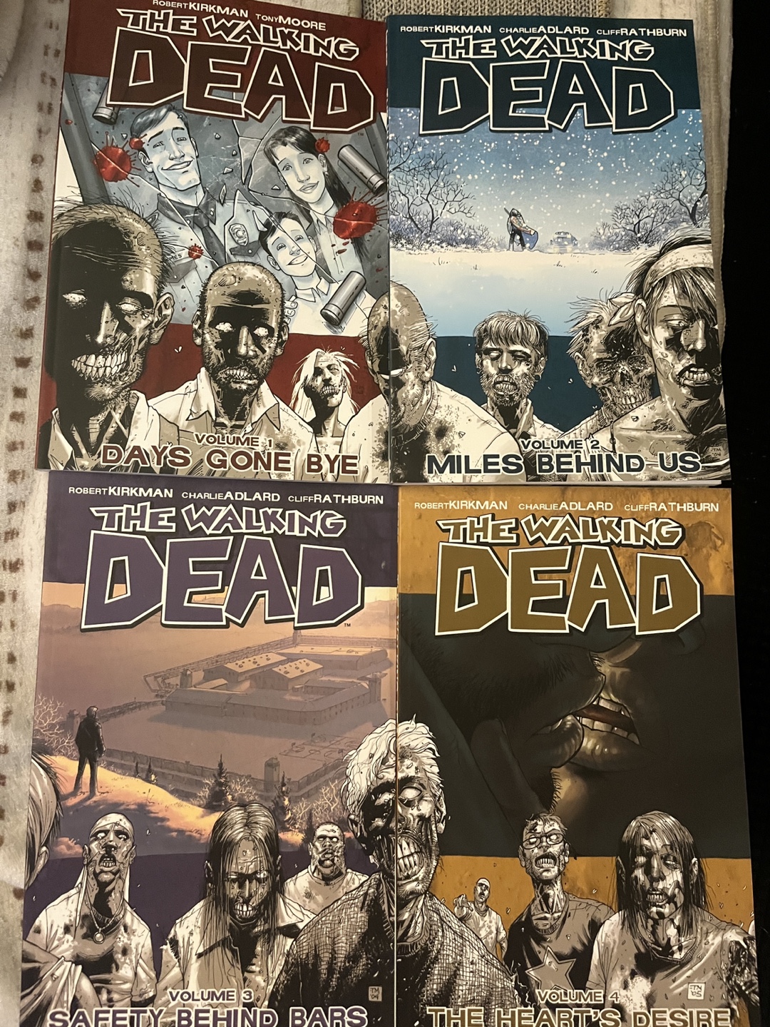 The Walking Dead Comic Books & DVD Partial Set