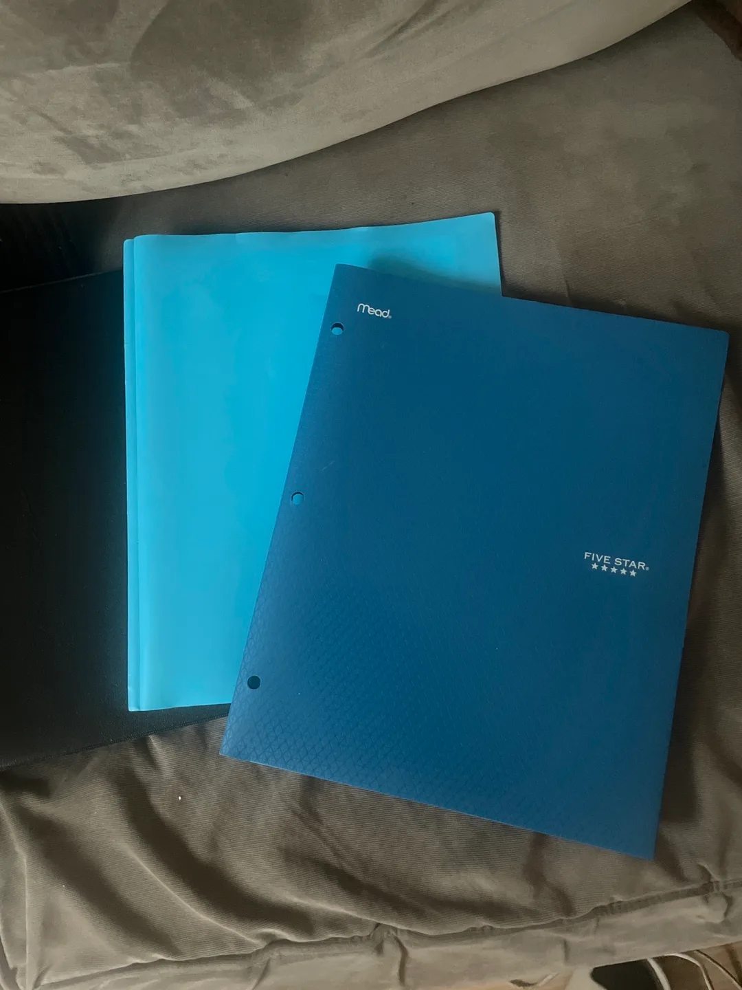 Mead Five Star Folders - Blue thumbnail