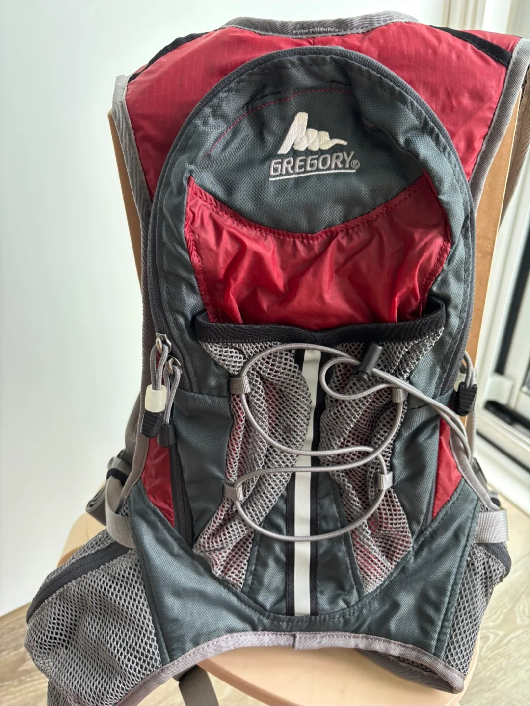 Gregory Stimulus Hydration Pack - Red/Grey thumbnail