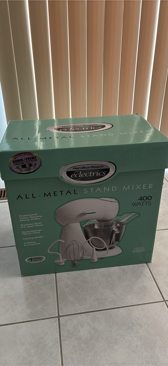 Hamilton Beach All-Metal Stand Mixer - Like New! - photo 5
