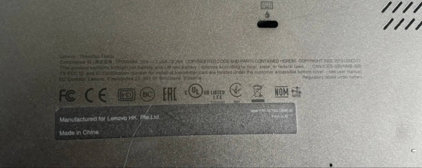 Lenovo ThinkPad T440s Laptop image indicator(4)