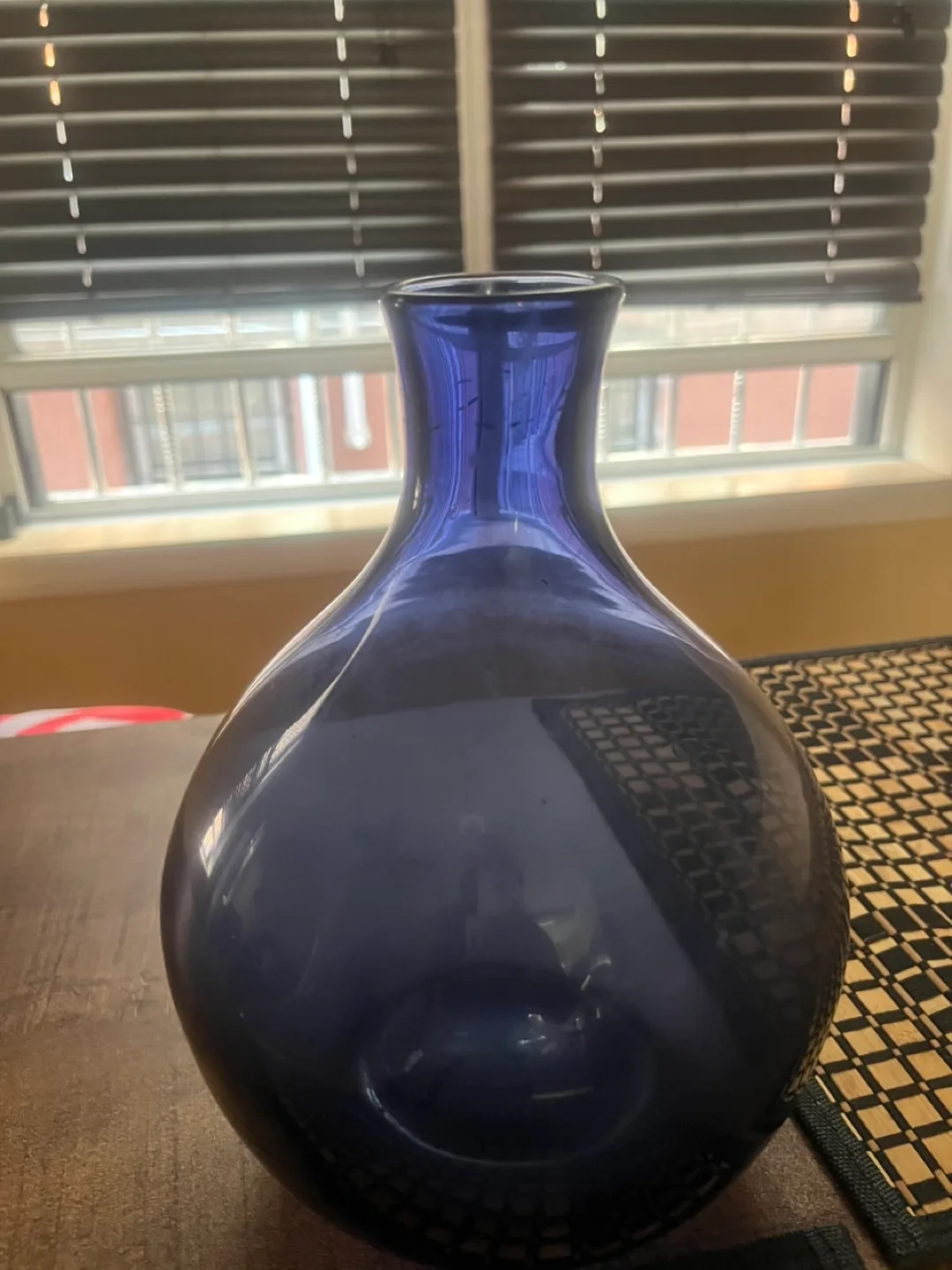 Glass Decanter & Blue Vase Set image indicator(4)