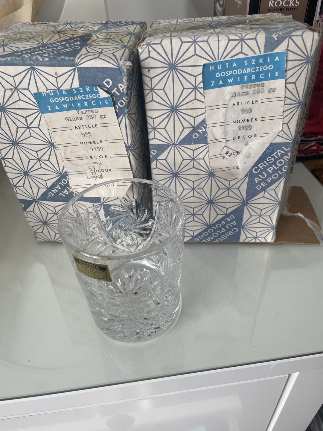 Polonia Hand Cut Lead Crystal Glass - photo 3