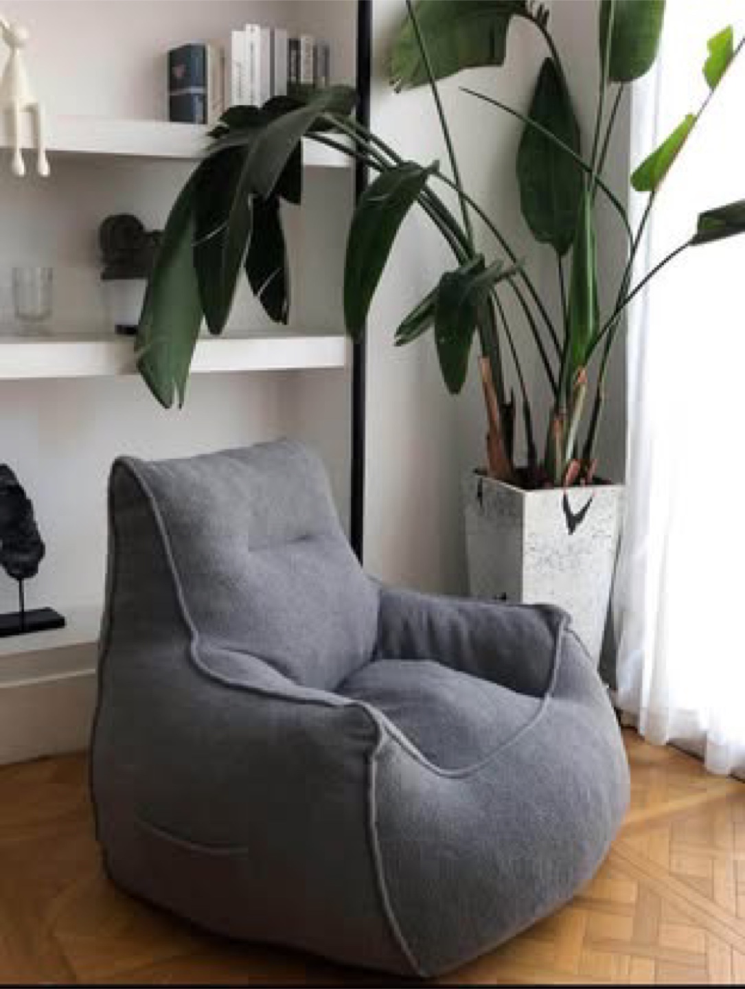Comfy Giant Foam-Filled Bean Bag Chair