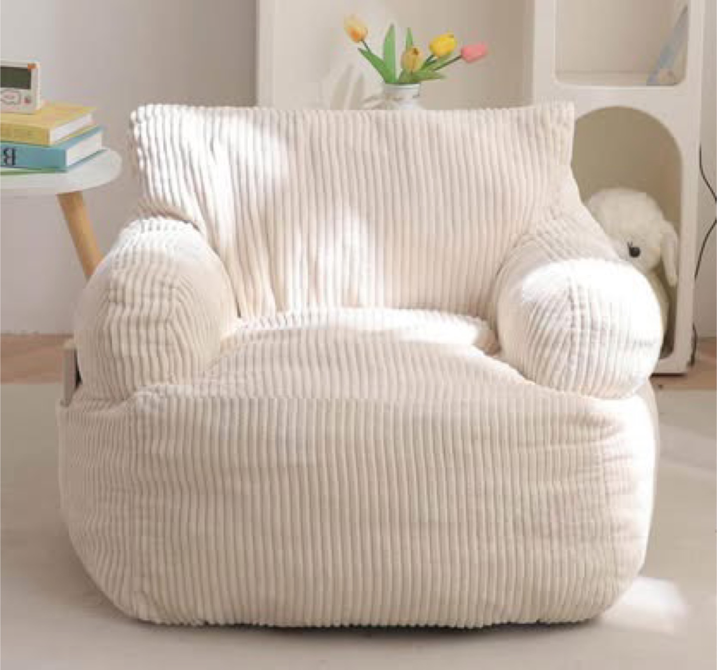 Comfy Giant Foam-Filled Bean Bag Chair - photo 4