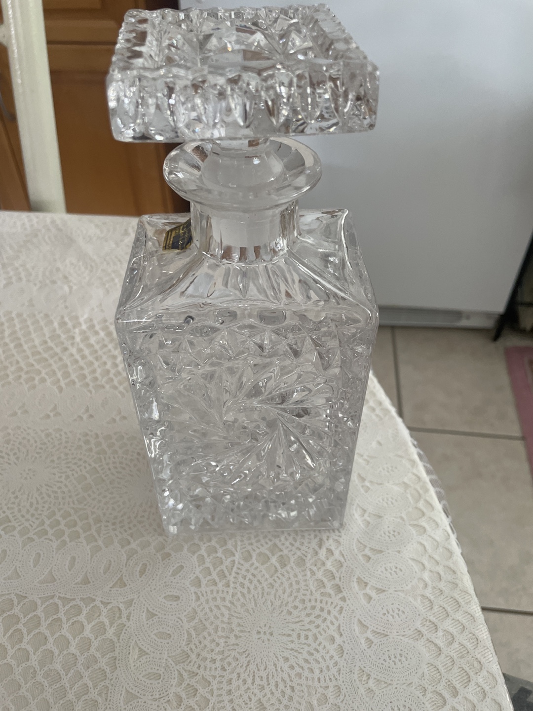 Lead Crystal Decanter with Box