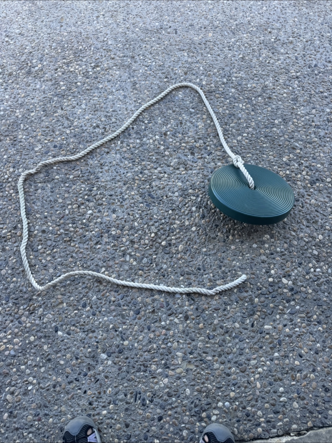 Green Disc Swing with Rope - photo 4