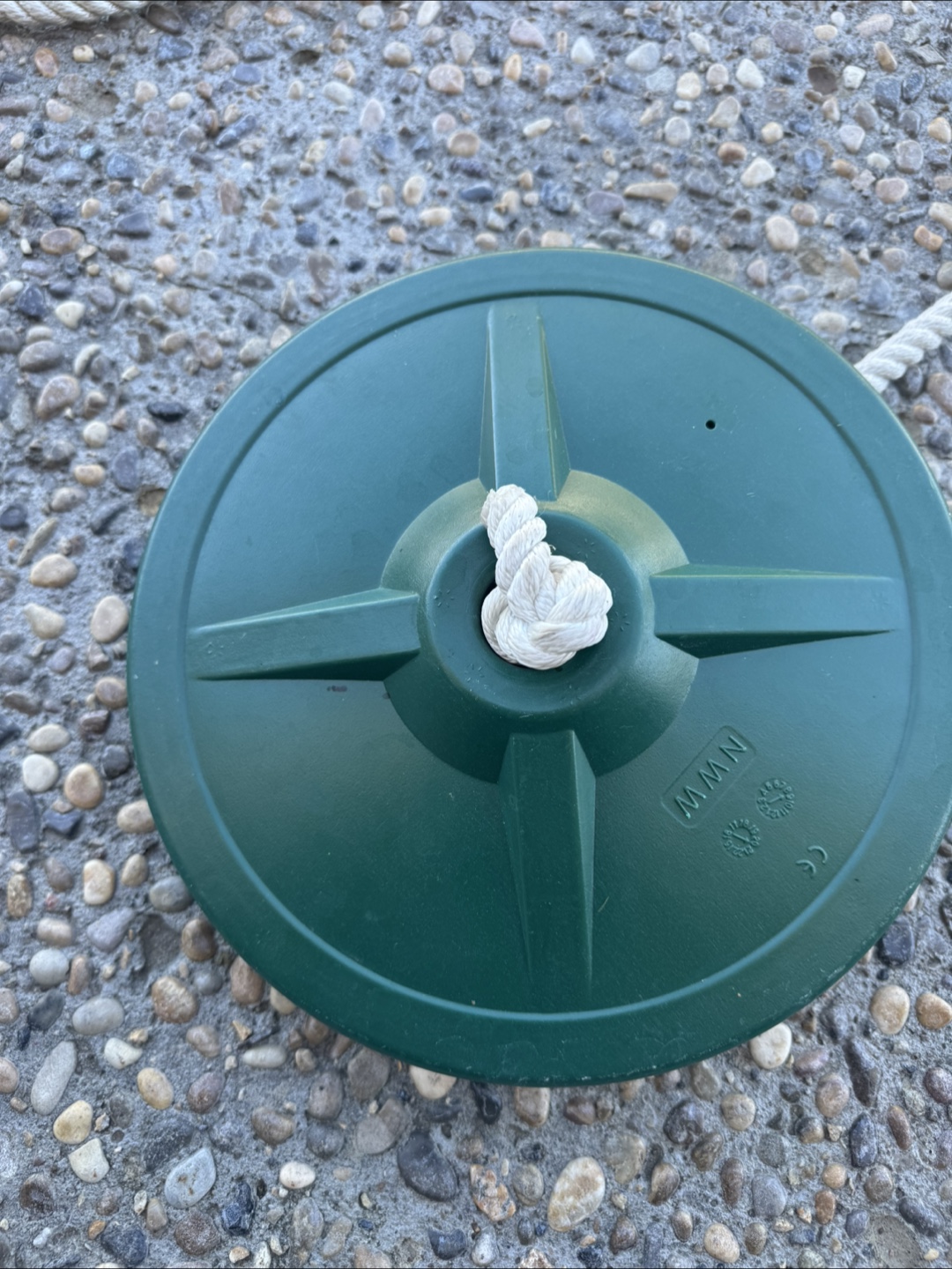 Green Disc Swing with Rope - photo 3