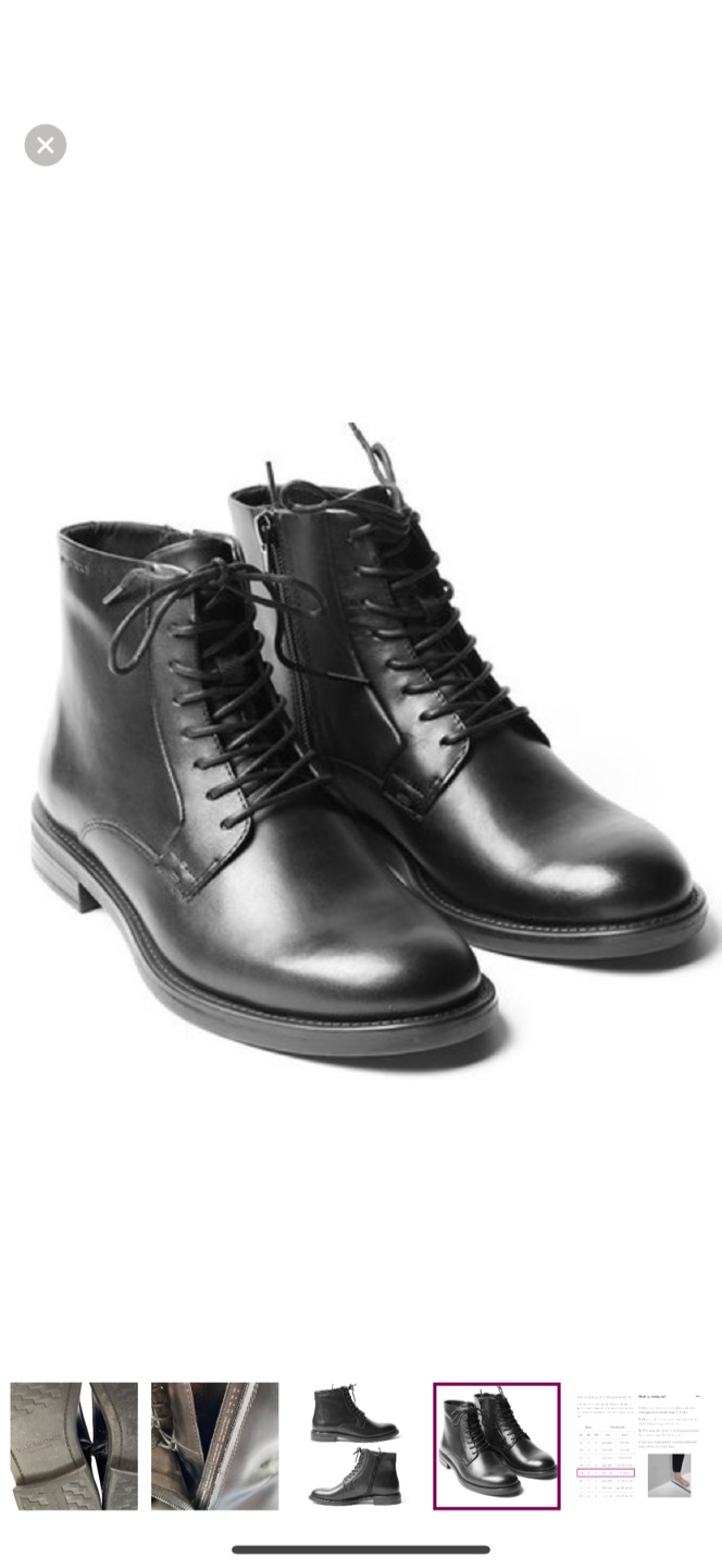 Vagabond Shoemakers Black Leather Boots Size 38 - photo 5