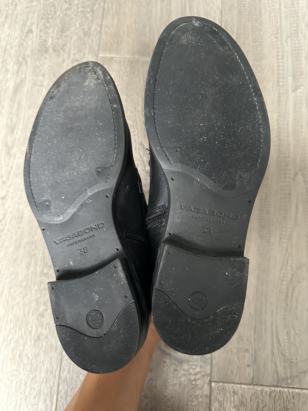 Vagabond Shoemakers Black Leather Boots Size 38 - photo 4