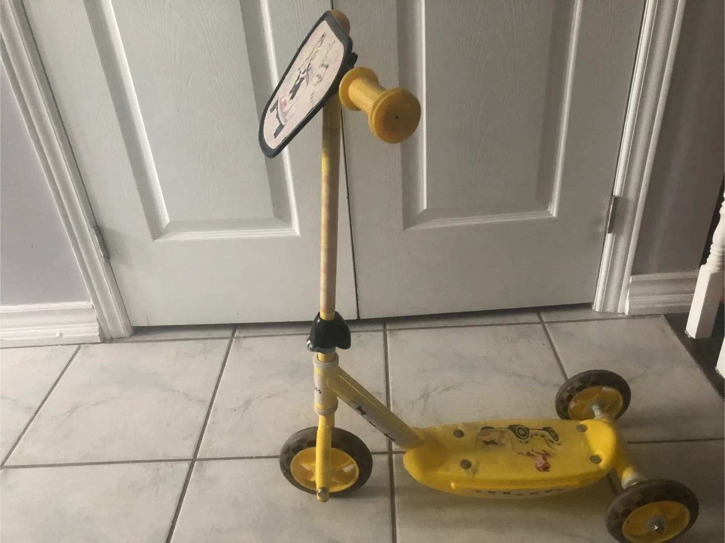 Yellow Kids Scooter thumbnail