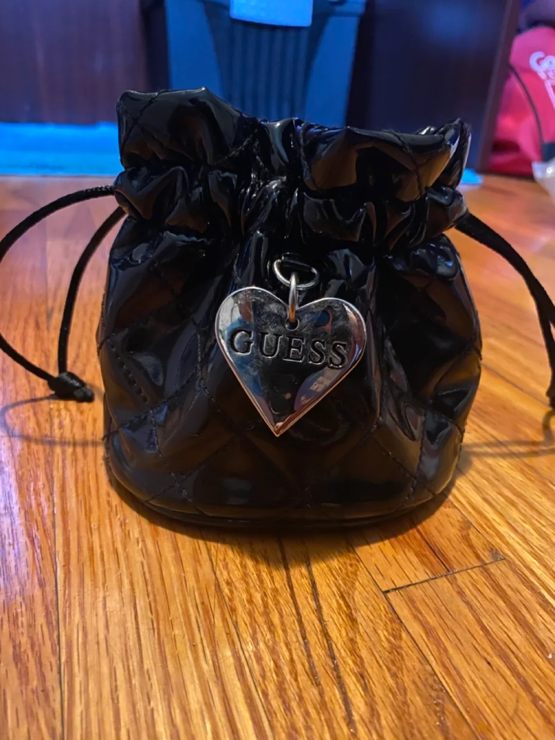 Guess Black Drawstring Pouch thumbnail