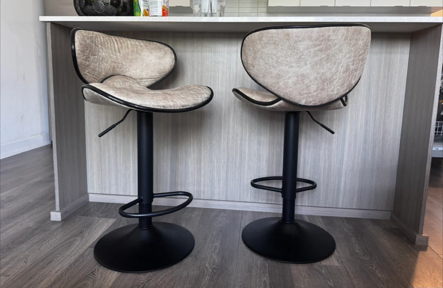 Adjustable Swivel Bar Stools - Set of 2 thumbnail