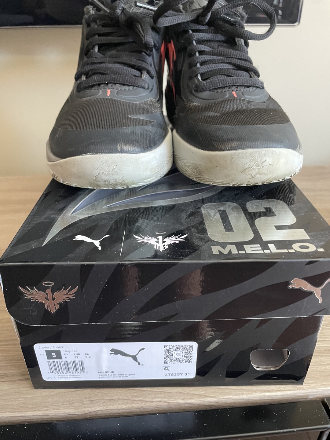 Puma MB.02 Jr. Basketball Shoes - US Size 5 - photo 2