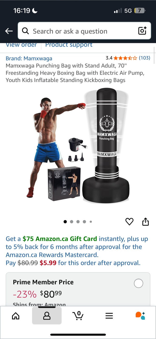 Mamxwaga 70" Freestanding Punching Bag - photo 4