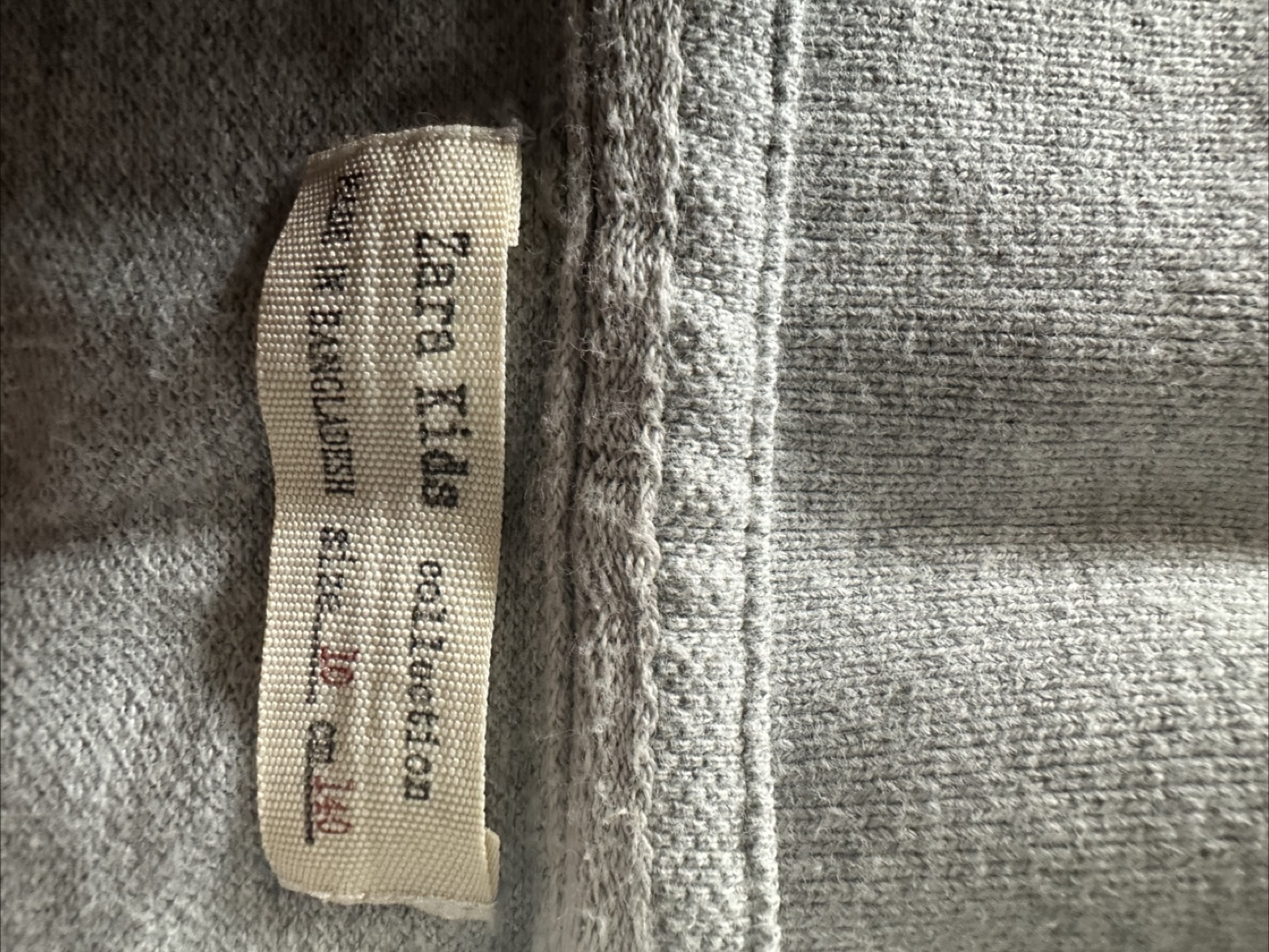 Zara Kids Grey Long Sleeve Shirt Size 10 - photo 2