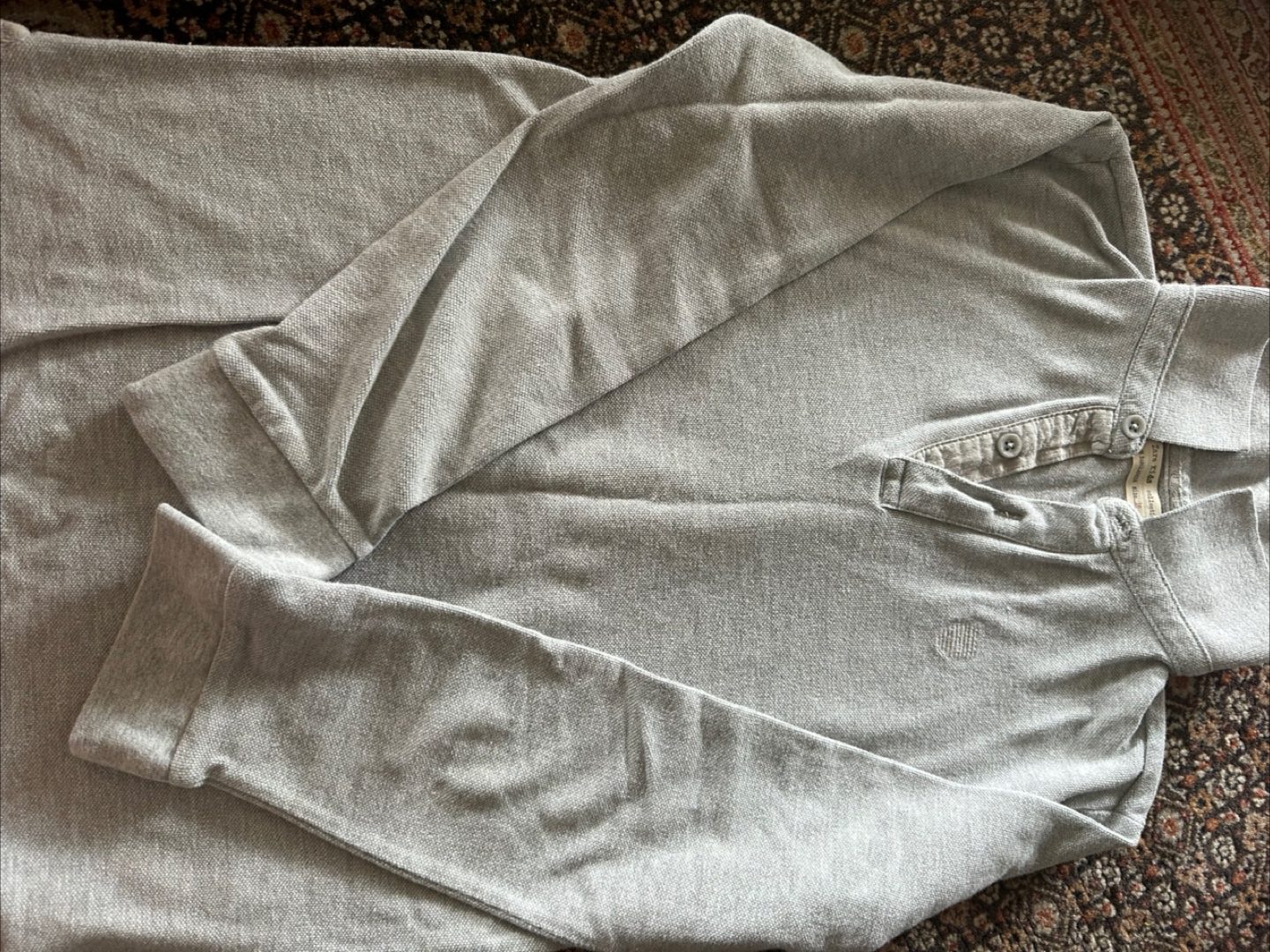 Zara Kids Grey Long Sleeve Shirt Size 10