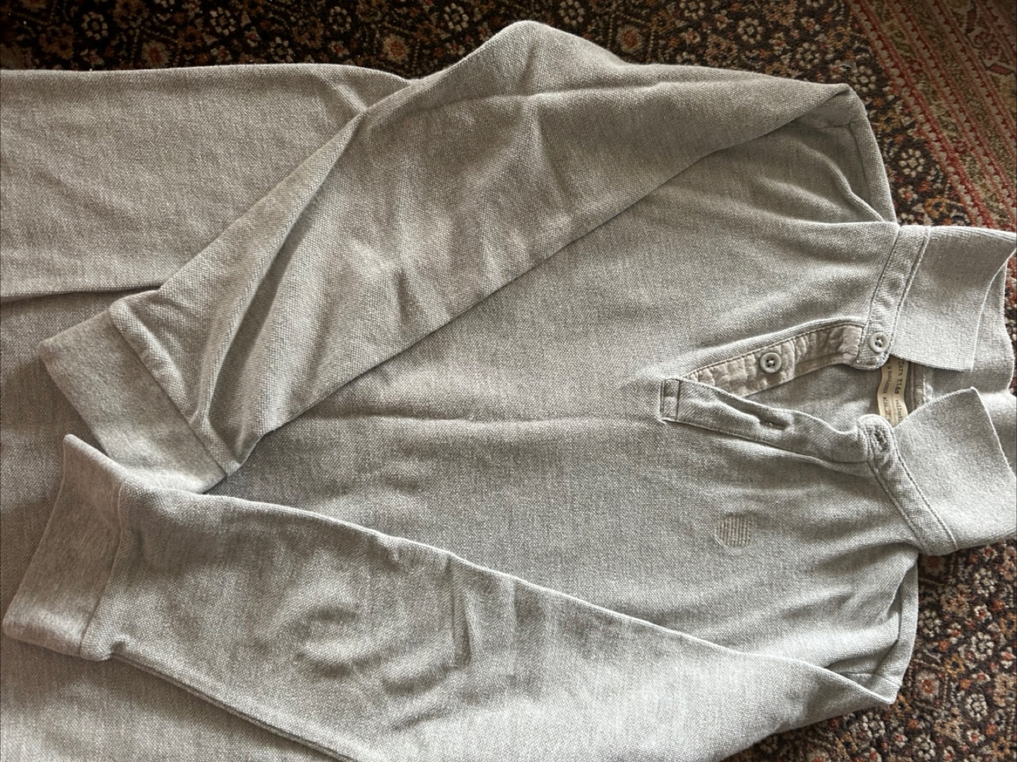 Zara Kids Grey Long Sleeve Shirt Size 10 - photo 3