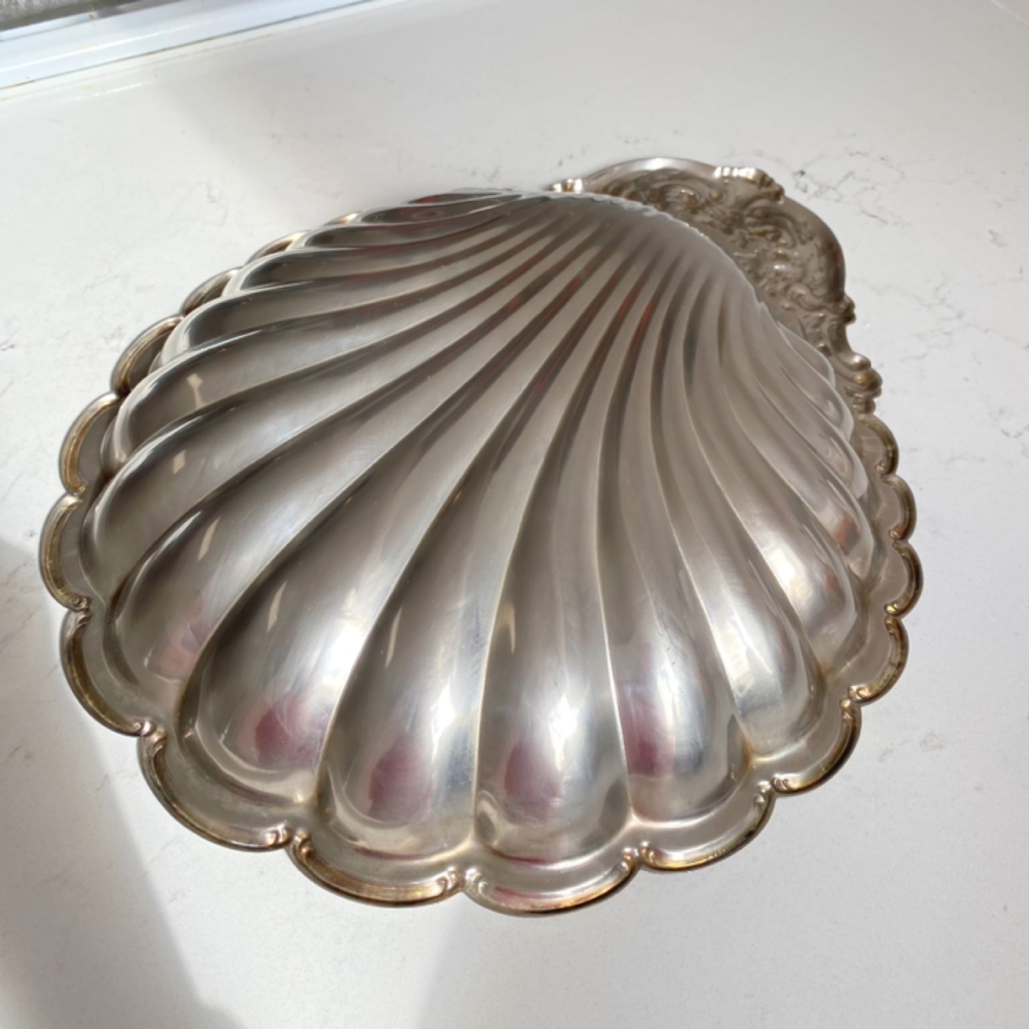 Vintage Silver Plated Serving Tray - photo 4