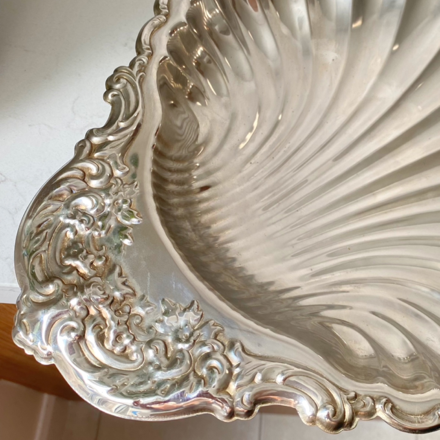 Vintage Silver Plated Serving Tray - photo 3